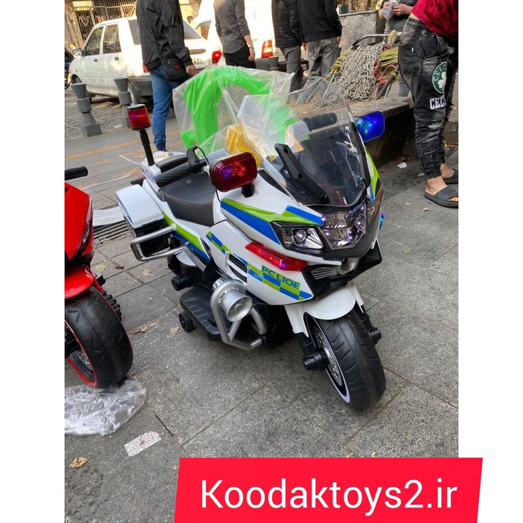 موتور شارژی پلیسی ax3062درجه یک تک موتور با قابلیت اتصال به aux sd